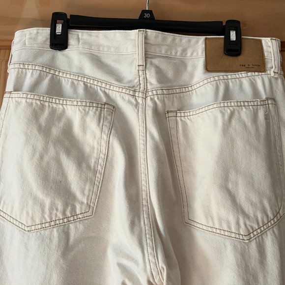 Rag & Bone Jeans Maya High-rise Ankle Straight Distressed Size 32 - Picture 2 of 11